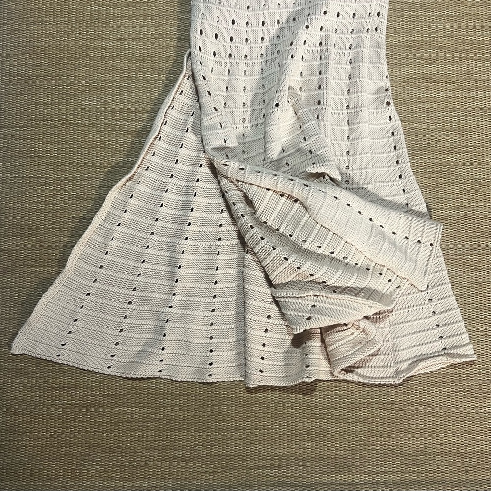Vici Joplin Cotton Knit Maxi Cream Skirt Size Small New without tags - Picture 10 of 14